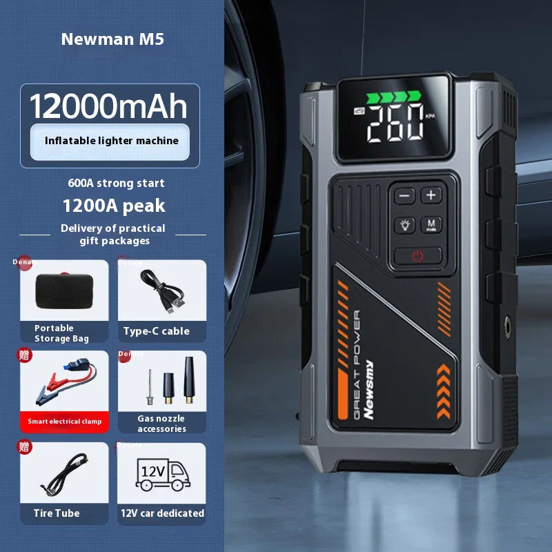 Jump Starter with air compressor