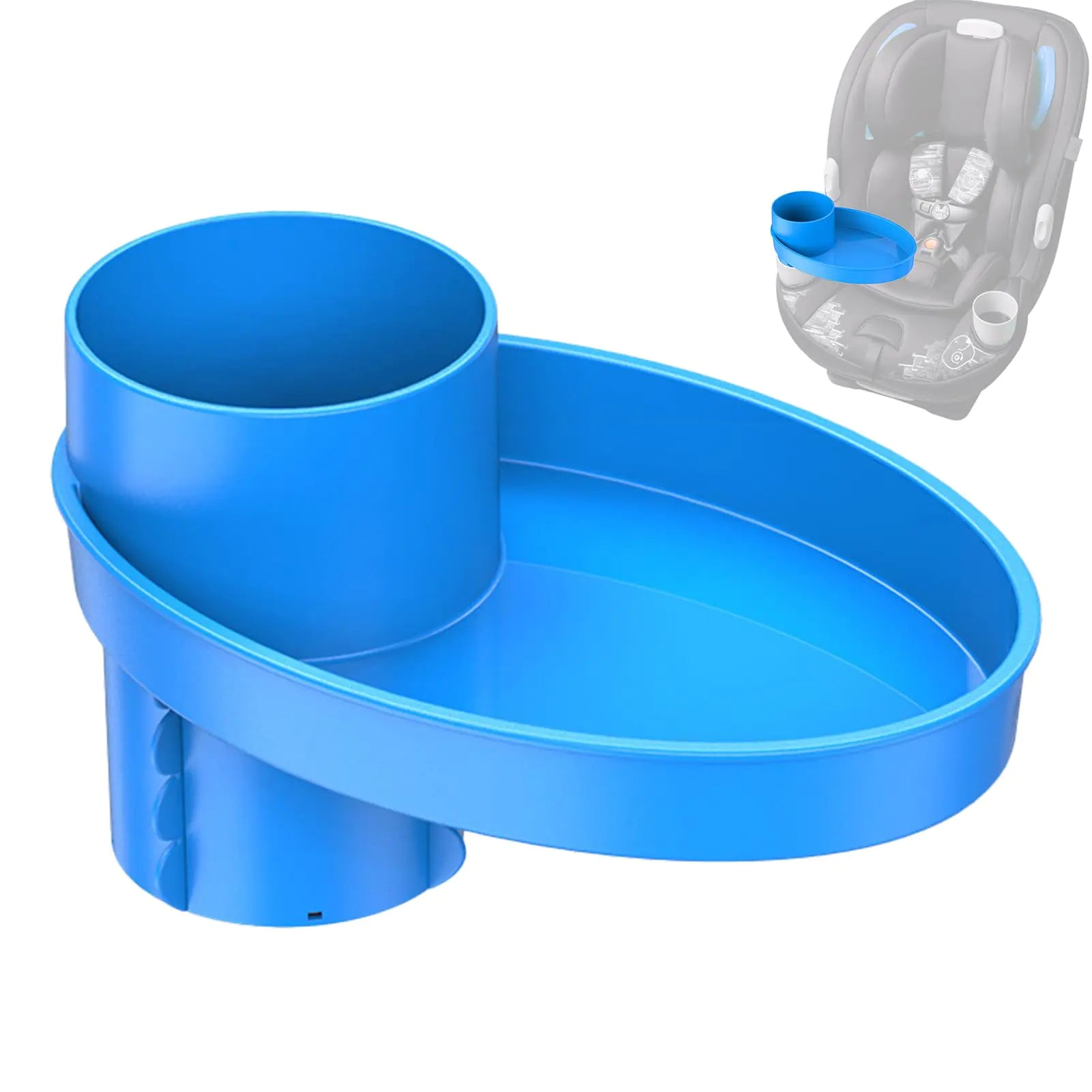 Car seat snack tray for kids